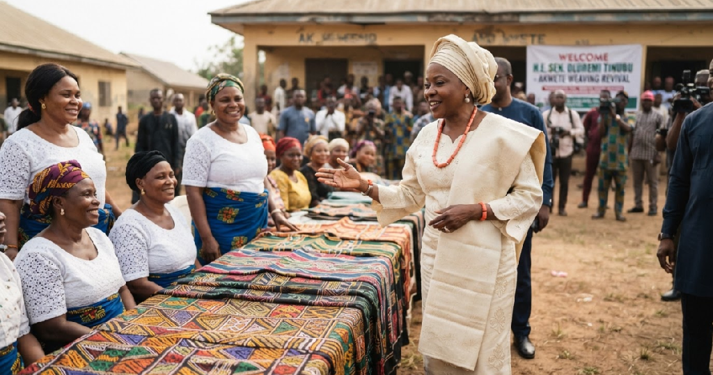 First Lady Oluremi: First Lady Ignites Akwete Revival With N2 Billion Pledge
