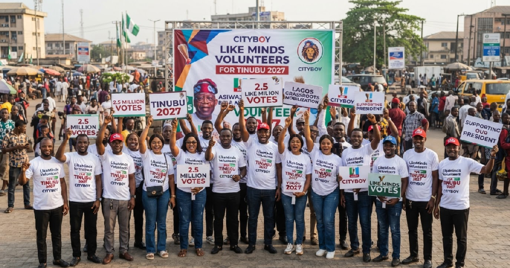 LikeMinds Volunteers targets 2.5 million votes for Tinubu