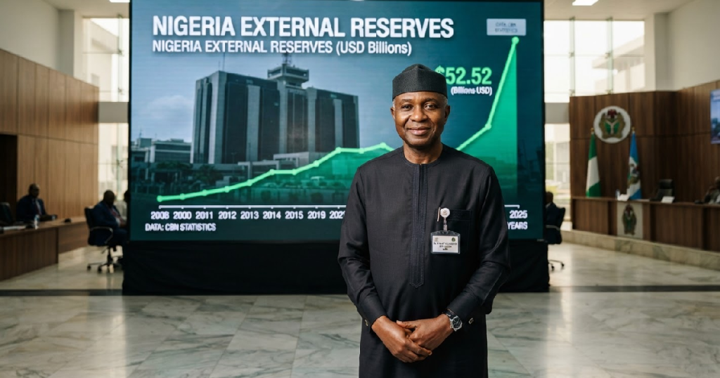 Nigeria’s external reserves climb to $52.52 billion, highest in 17 years Nigeria external reserves: Nigeria’s external reserves climb to $52.52 billion, highest in 17 years