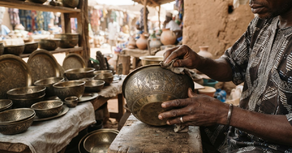 Nupe brass bowls showcase Nigeria’s enduring metal artistry Nupe brass bowls showcase Nigeria's enduring metal artistry